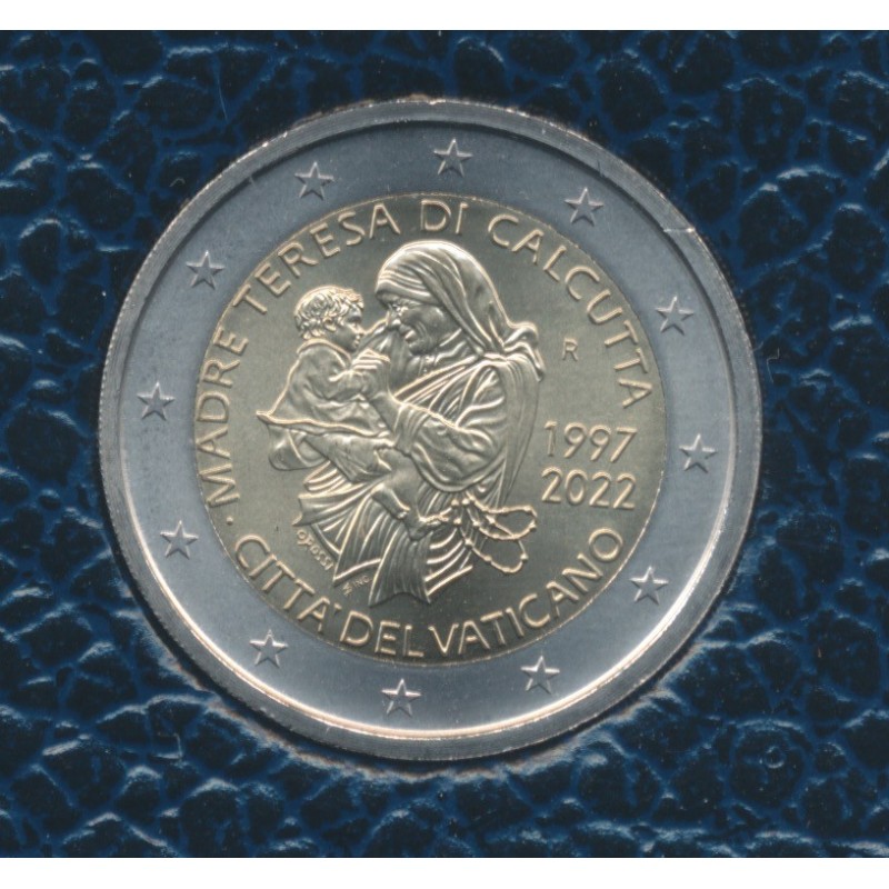 Vatican - 2 Euro 2022 - 25e anniversaire de la mort de Mère Teresa de Calcutta