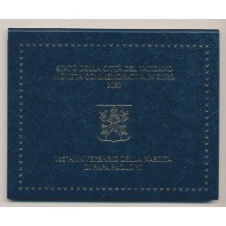 Vatican - 2 Euro 2022 - 125e ​​anniversaire de la naissance du pape Paul VI 2