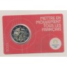 2 Euro 2022 - JO Paris 2024 - coincard rouge