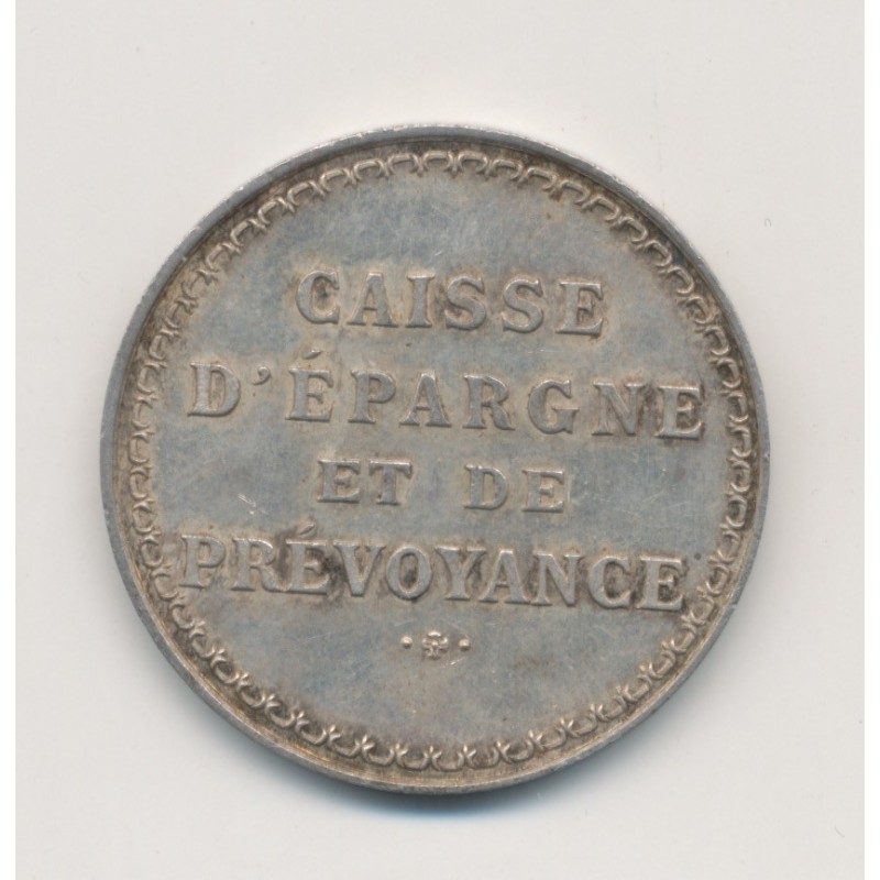 Jeton - Caisse d'épargne et de prévoyance - argent - 28mm - TTB+