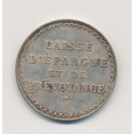 Jeton - Caisse d'épargne et de prévoyance - argent - 28mm - TTB+