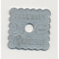 La Rochelle - 20 centimes ND - Tramways - alu 25mm