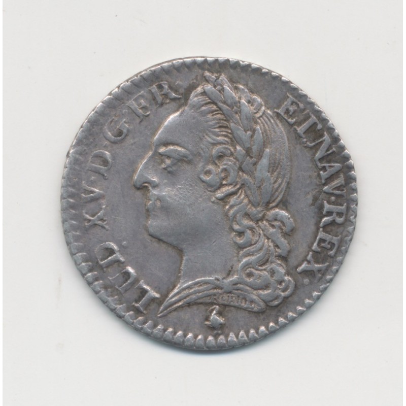 Louis XV - 1/10 écu à la vieille tête - 1771 A Paris - TTB/TTB+