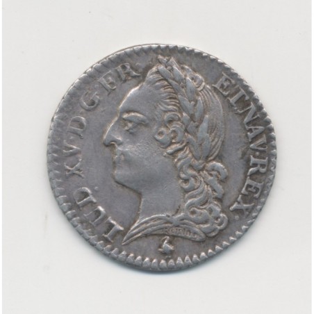 Louis XV - 1/10 écu à la vieille tête - 1771 A Paris - TTB/TTB+