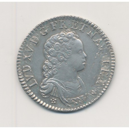 Louis XV - 1/2 Écu vertugadin - 1716 A Paris - TTB+