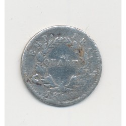 1/4 Franc - 1809 A Paris - Napoléon empereur - Tête laurée - B 2