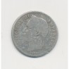 50 centimes Napoléon III - 1865 A Paris - Tête laurée - TB