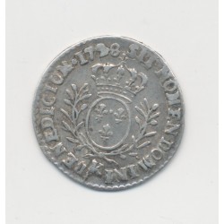 Louis XV - 1/20 écu aux branches d'olivier - 1728 K Bordeaux - TB+ 2
