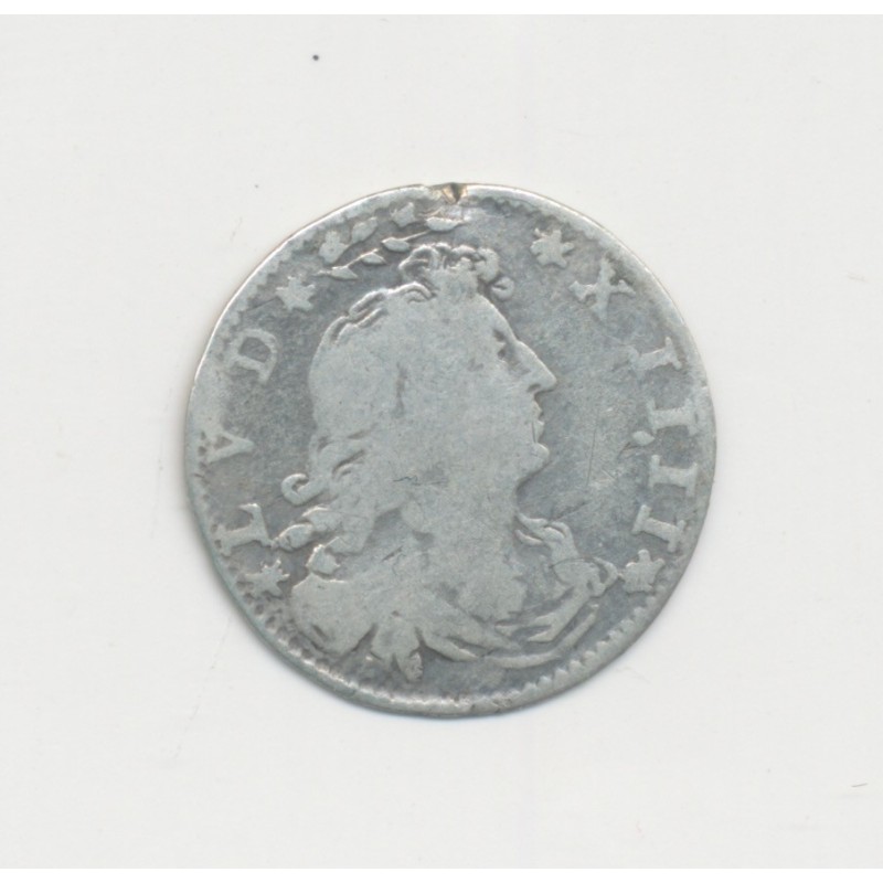 Louis XIV - 2 Sols dits des traitants - 1674 A Paris - B/TB