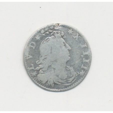 Louis XIV - 2 Sols dits des traitants - 1674 A Paris - B/TB