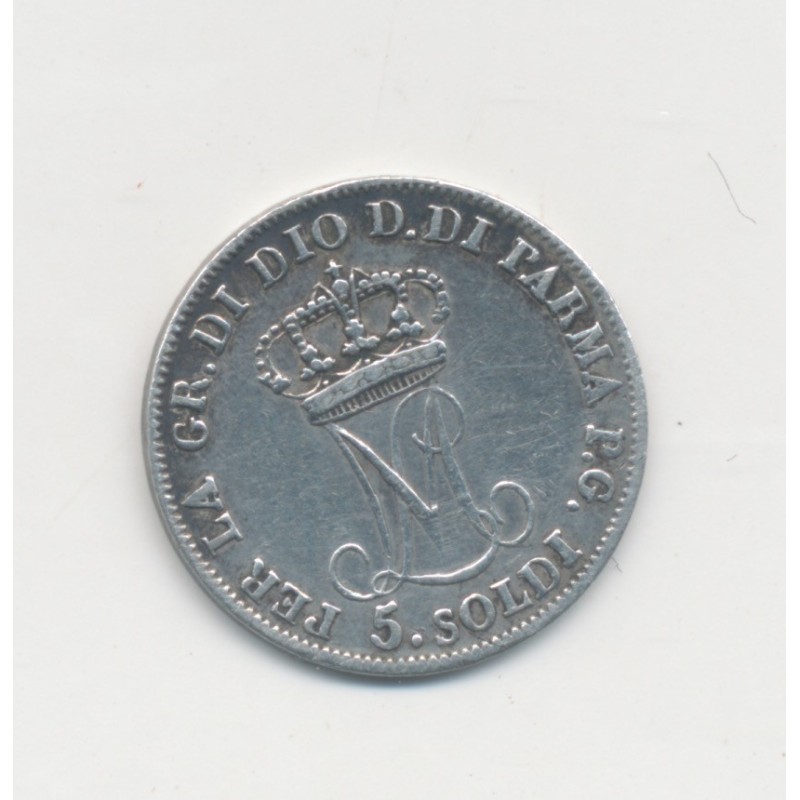Italie - Parme - 5 soldi 1815 - TTB+