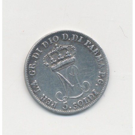 Italie - Parme - 5 soldi 1815 - TTB+