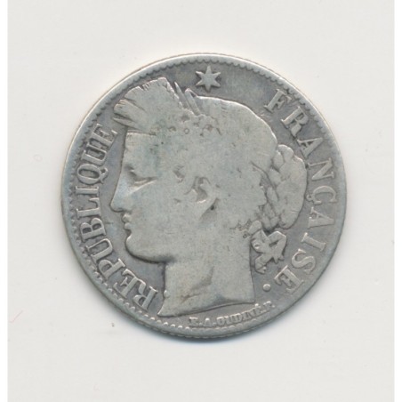 Cérès - 1 Franc - 1871 K Bordeaux - B
