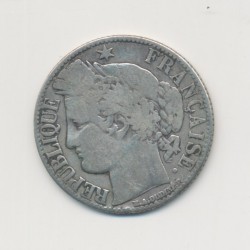 Cérès - 1 Franc - 1872 K Bordeaux - TB