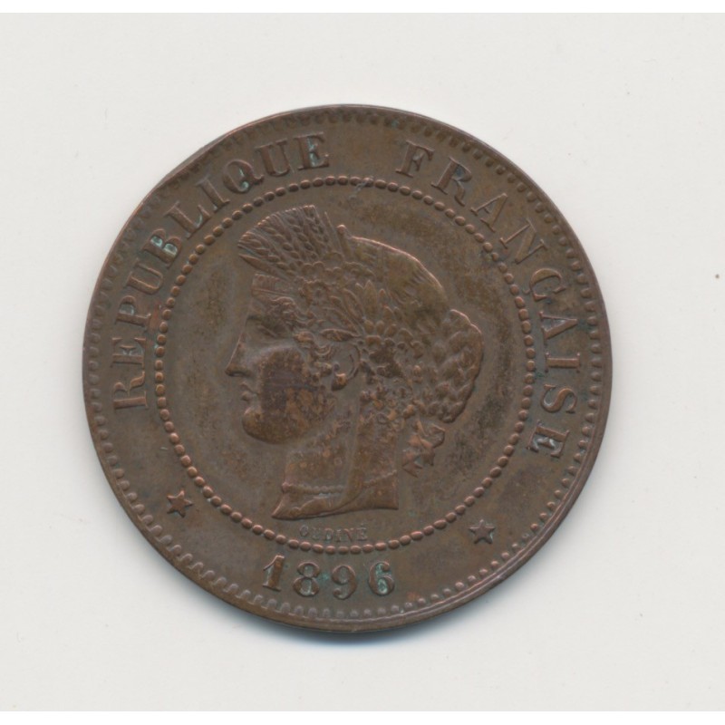 5 Centimes - 1896 A Paris ( faisceau) - Cérès - TTB+