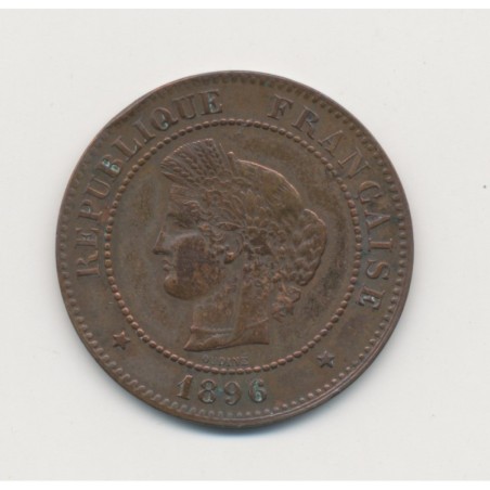 5 Centimes - 1896 A Paris ( faisceau) - Cérès - TTB+
