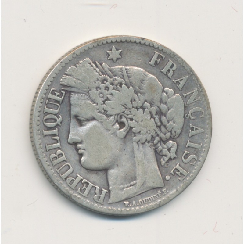 Cérès - 2 Francs - 1888 A Paris - avec légende - TB