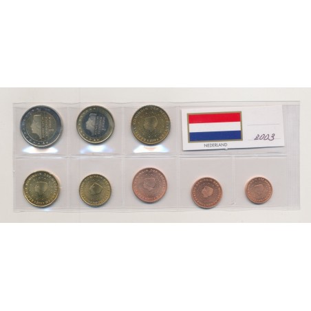 Pays-bas - Série 8 pièces - 2003