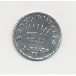 Italie - 10 Soldi 1813 M - TB/TB+ 2