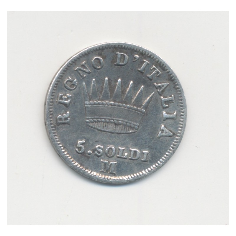 Italie - 10 Soldi 1813 M - TB/TB+