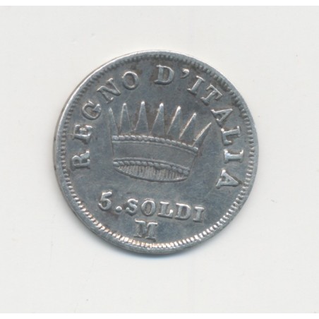 Italie - 10 Soldi 1813 M - TB/TB+