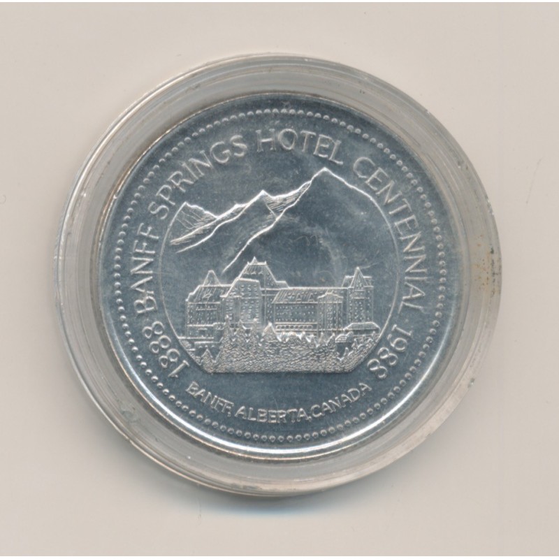 Canada - 1 Dollar 1988 - Mount rundle - token - nickel - FDC