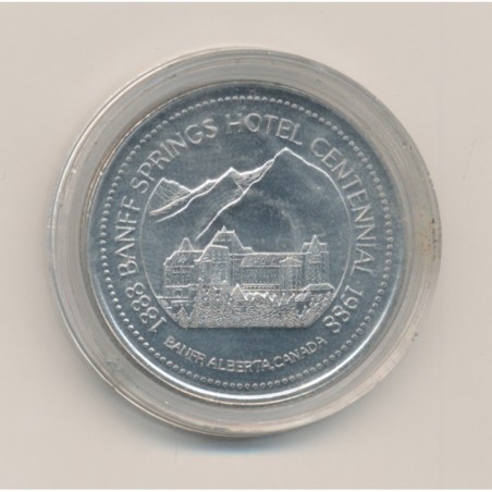 Canada - 1 Dollar 1988 - Mount rundle - token - nickel - FDC