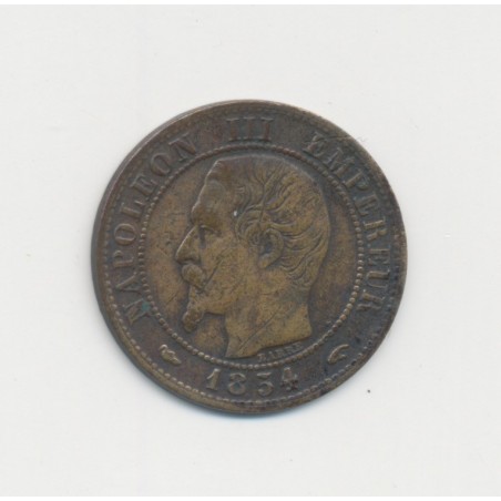 1 Centime Napoléon III - Tête nue - 1854 A Paris - TB