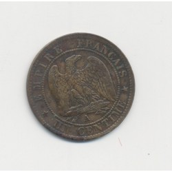 1 Centime Napoléon III - Tête nue - 1854 A Paris - TB 2