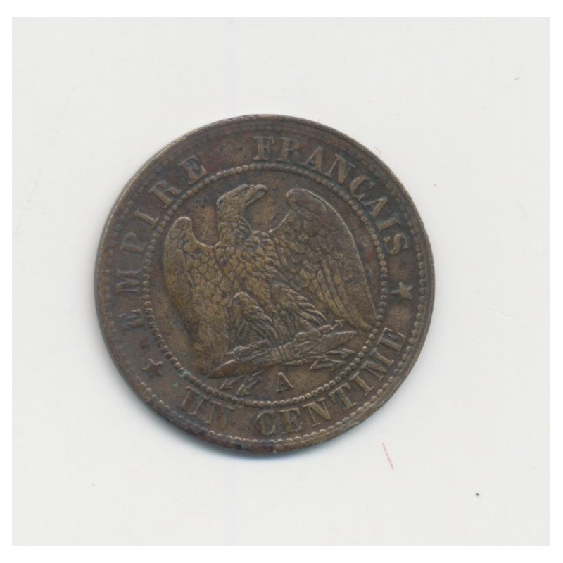 1 Centime Napoléon III - Tête nue - 1854 A Paris - TB