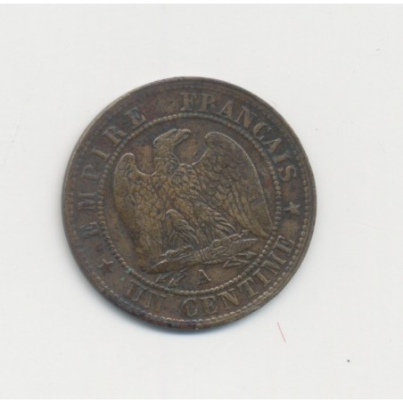 1 Centime Napoléon III - Tête nue - 1854 A Paris - TB