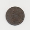 1 Centime Napoléon III - Tête nue - 1856 BB Strasbourg - TB
