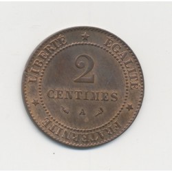 2 centimes Cérès - 1897 A Paris - SUP 2