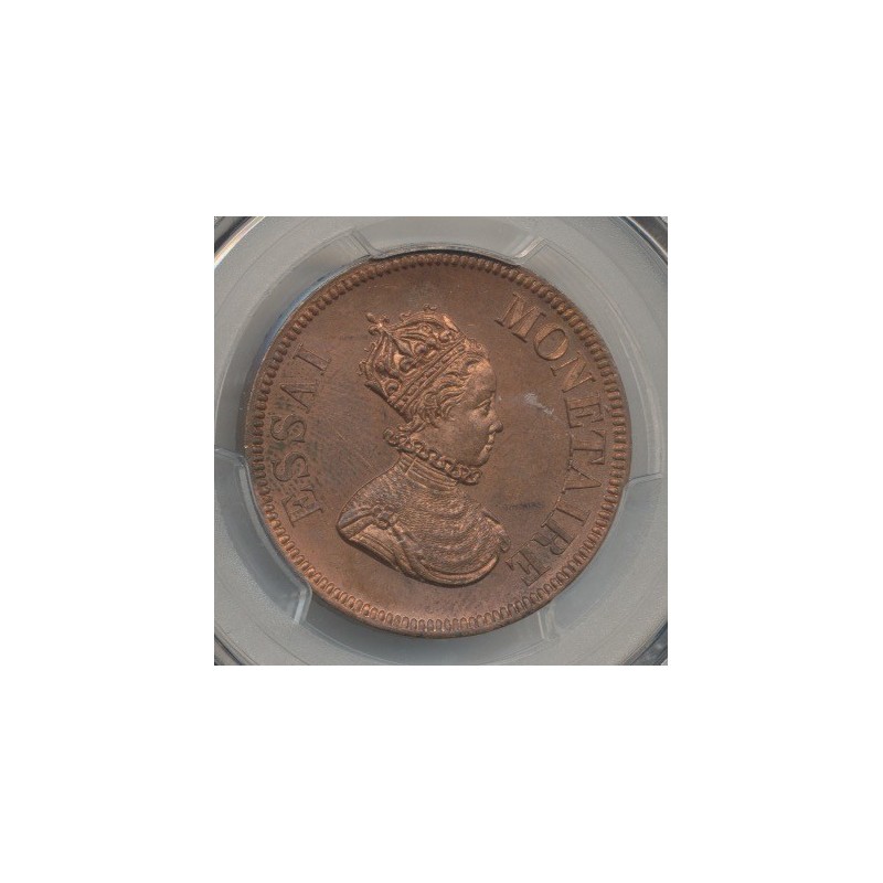 10 Centimes 1839 Essai Louis XIII - PCGS SP64RB 83615782