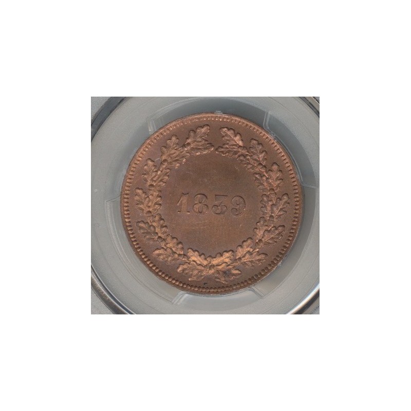 10 Centimes 1839 Essai Louis XIII - PCGS SP64RB 83615782
