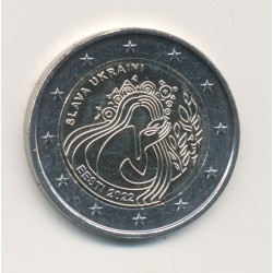 2€ Estonie 2022 - l'Ukraine et à la liberté