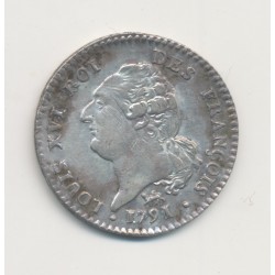 Louis XVI - 15 Sols François - 1791 .A Paris - TTB+