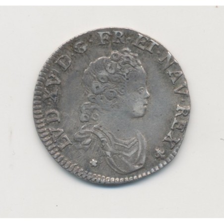 Louis XV - 1/10 écu vertugadin - 1716 K Bordeaux - TTB+