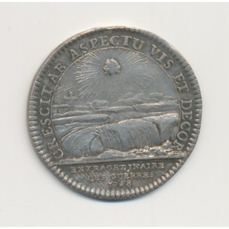 Jeton - Louis XV - Extraordinaire des guerres - 1768 - argent - TTB