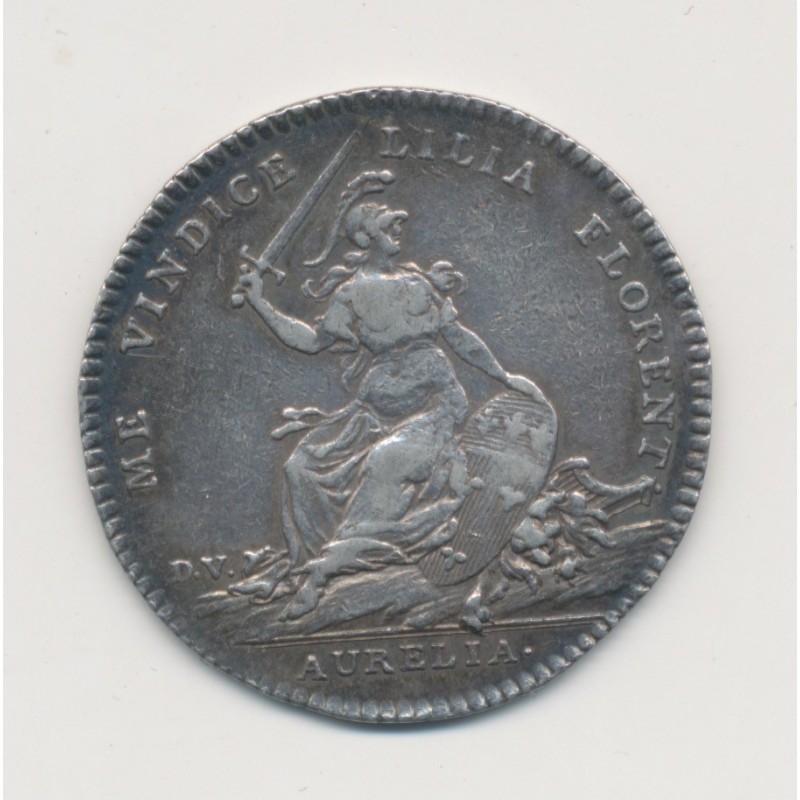 Jeton - Orléanais - Gabriel Baguenault - 1748 - argent - TTB