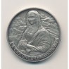 Médaille - La Joconde - léonard de vinci - argent - 30mm - SPL