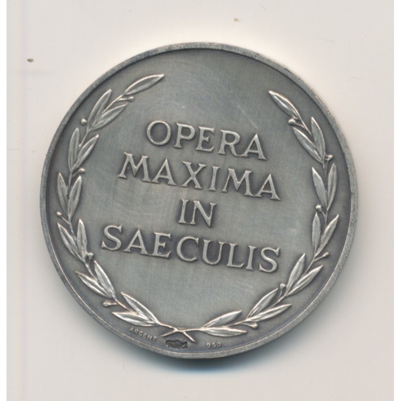 Médaille - La Joconde - léonard de vinci - argent - 30mm - SPL