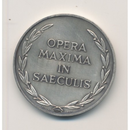 Médaille - La Joconde - léonard de vinci - argent - 30mm - SPL