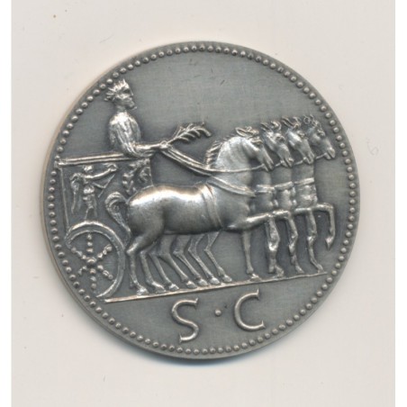 Médaille - antiquisante - Italie - argent 22g - 36mm - SPL