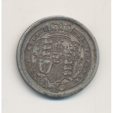 Angleterre - Shilling 1817 - George III - argent - TTB+