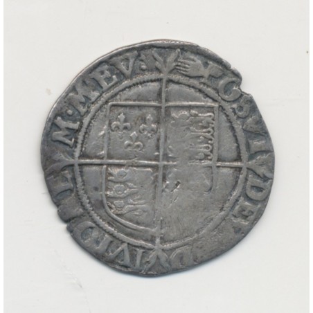 Angleterre - Shilling Elisabeth I - argent - B/TB