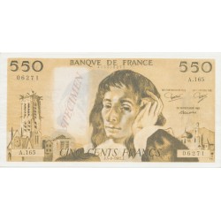 Reproduction - 500 Francs pascal/550 Francs 2