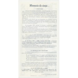 Billet publicitaire - 500 Francs Pascal - monnaie de singe 2