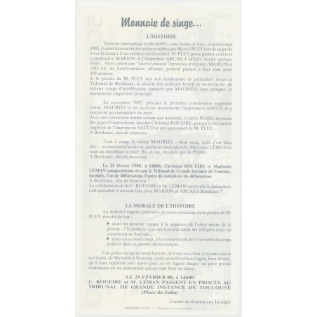 Billet publicitaire - 500 Francs Pascal - monnaie de singe