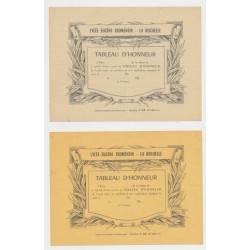 Lot 2 Tableaux d'honneur - Lycée Eugène Fromentin - La Rochelle